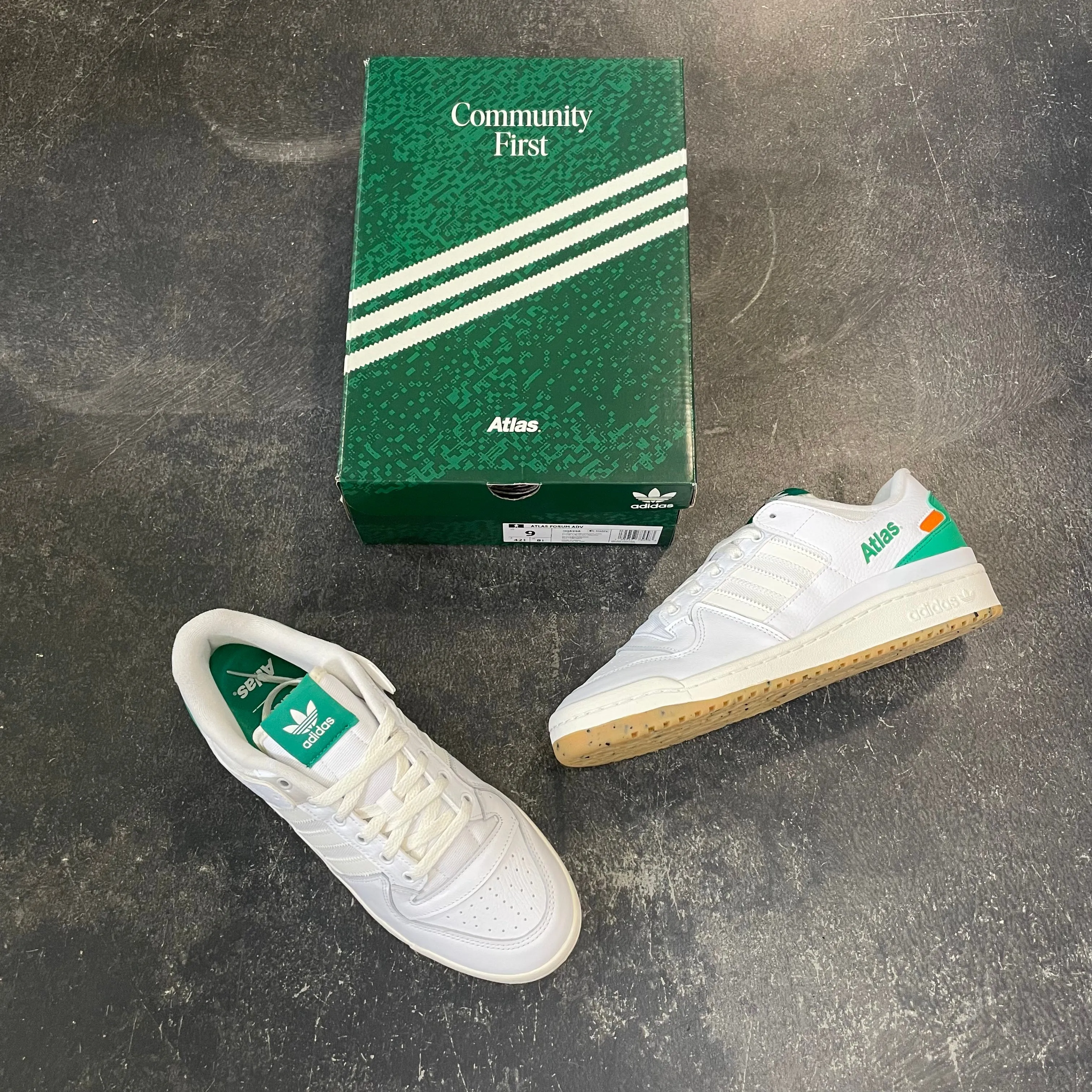 Adidas X Atlas Forum ADV White/White/Green SALE