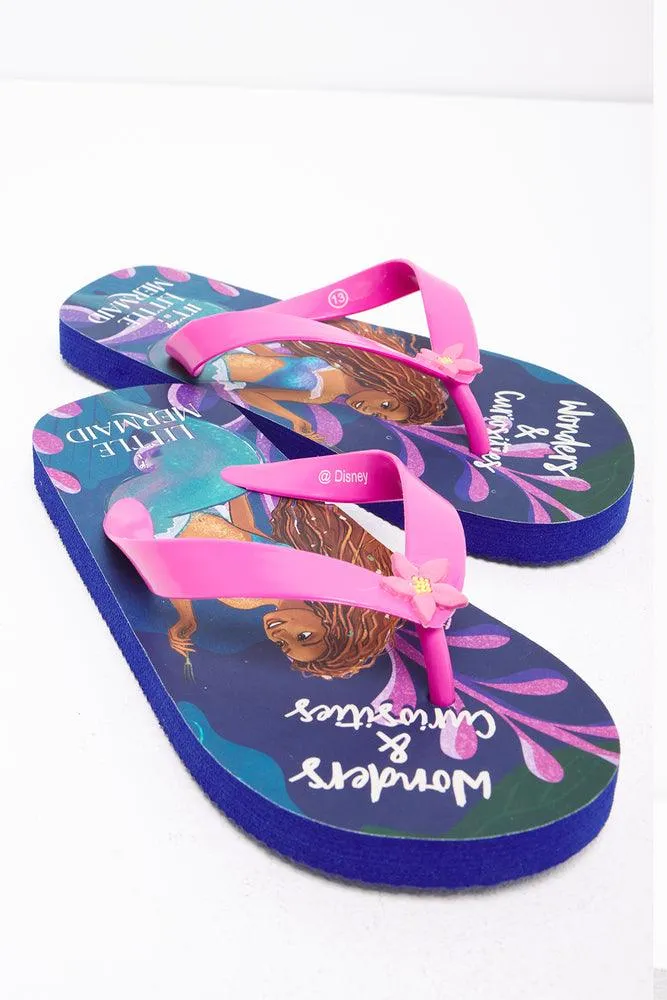 Ariel Flip Flop Blue & Pink