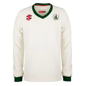 Atherstone CC Child's Ivory / Green Pro Performance Match Sweater