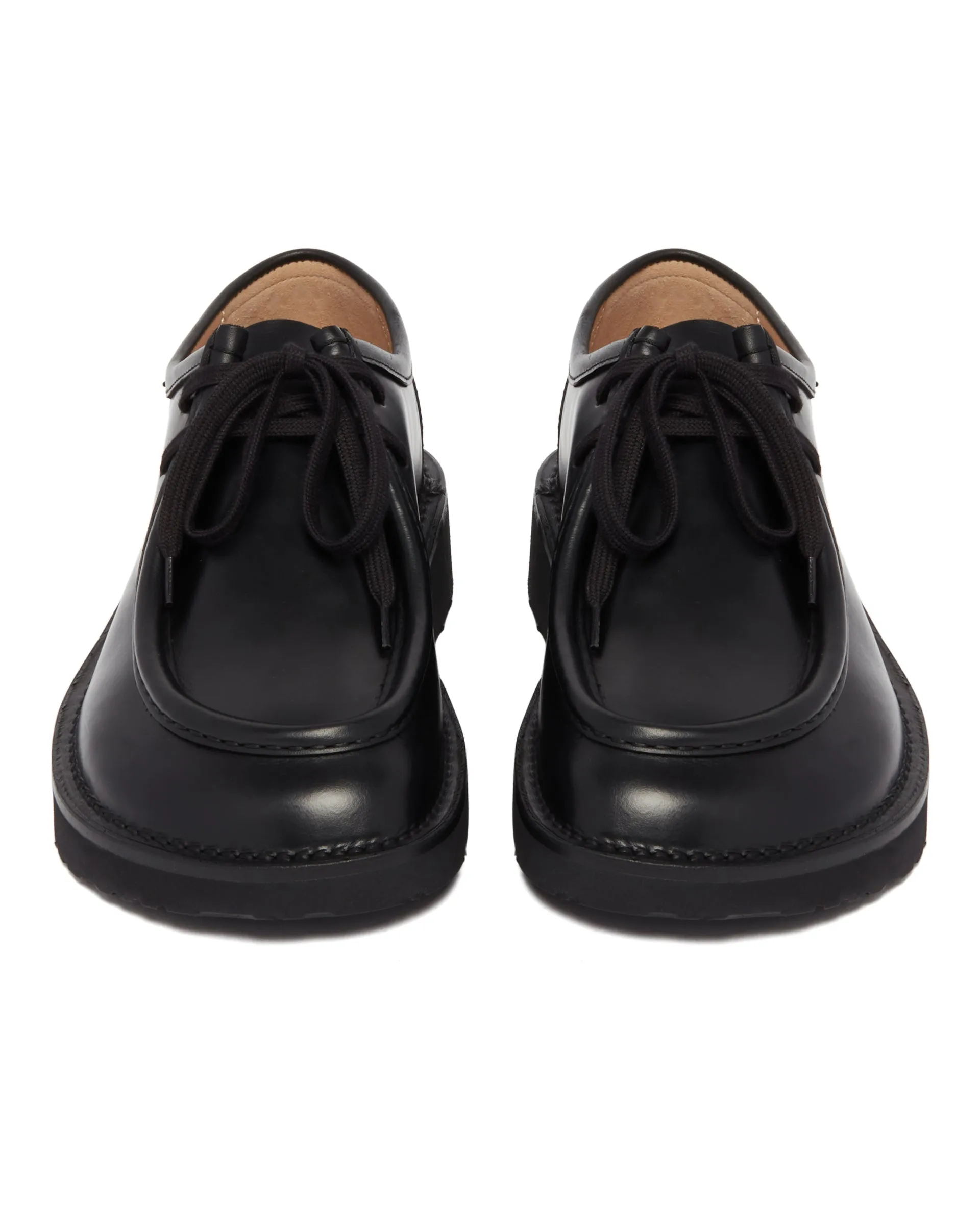 Black Faro Lace-Up Shoes