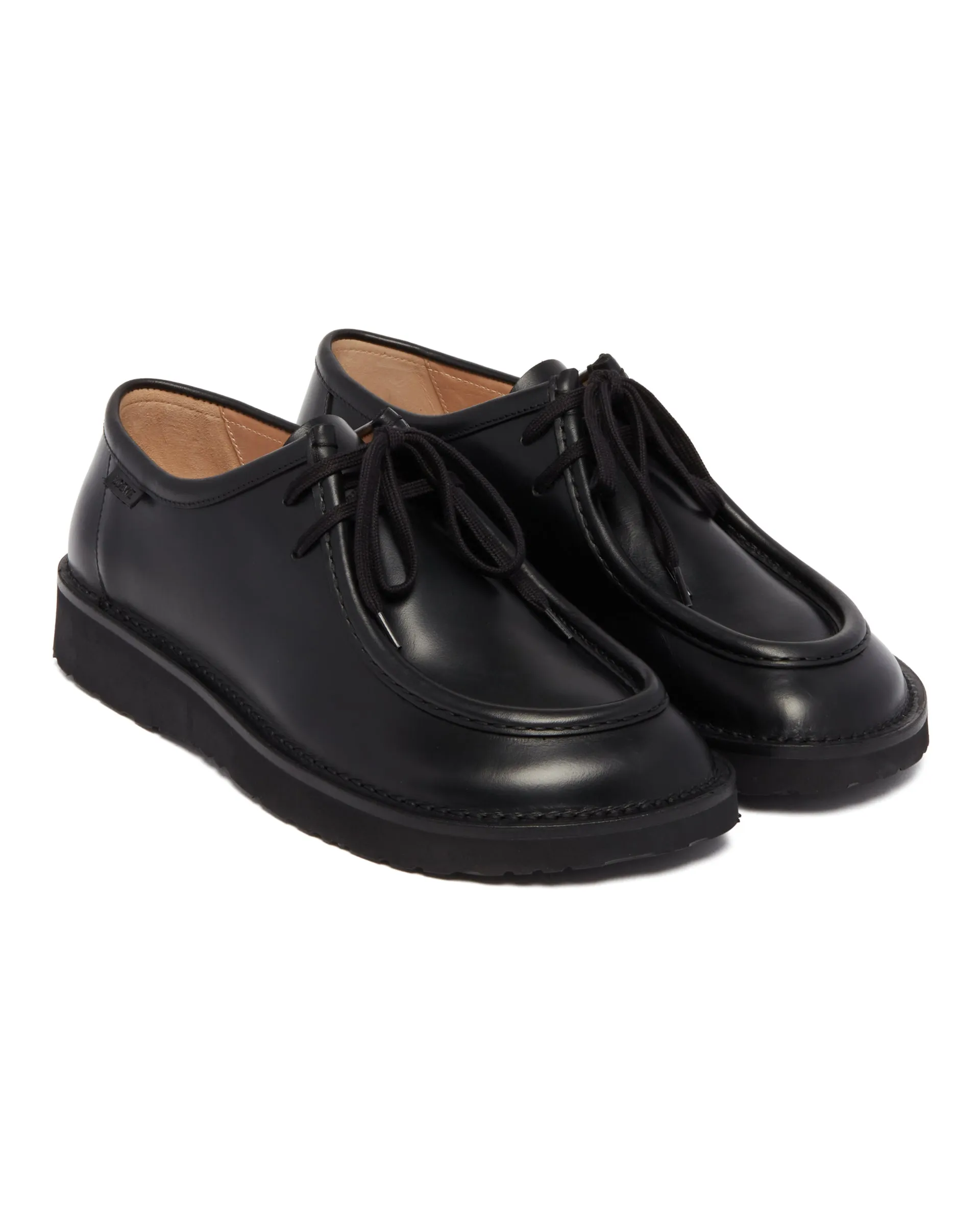 Black Faro Lace-Up Shoes