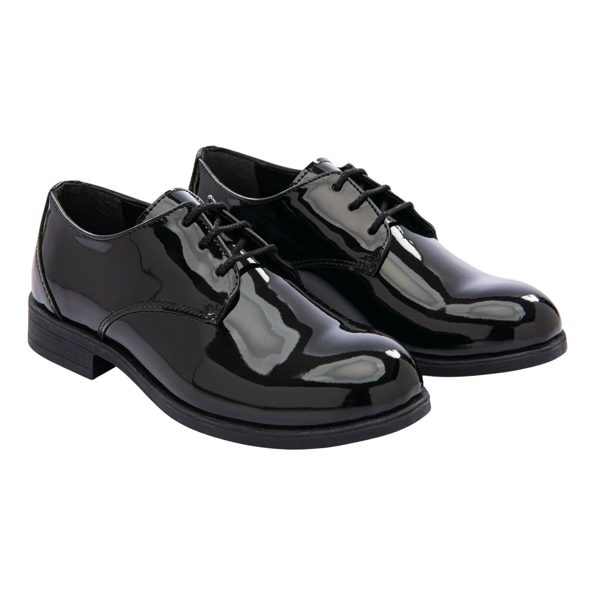 Black Patent Lace Dress Shoes