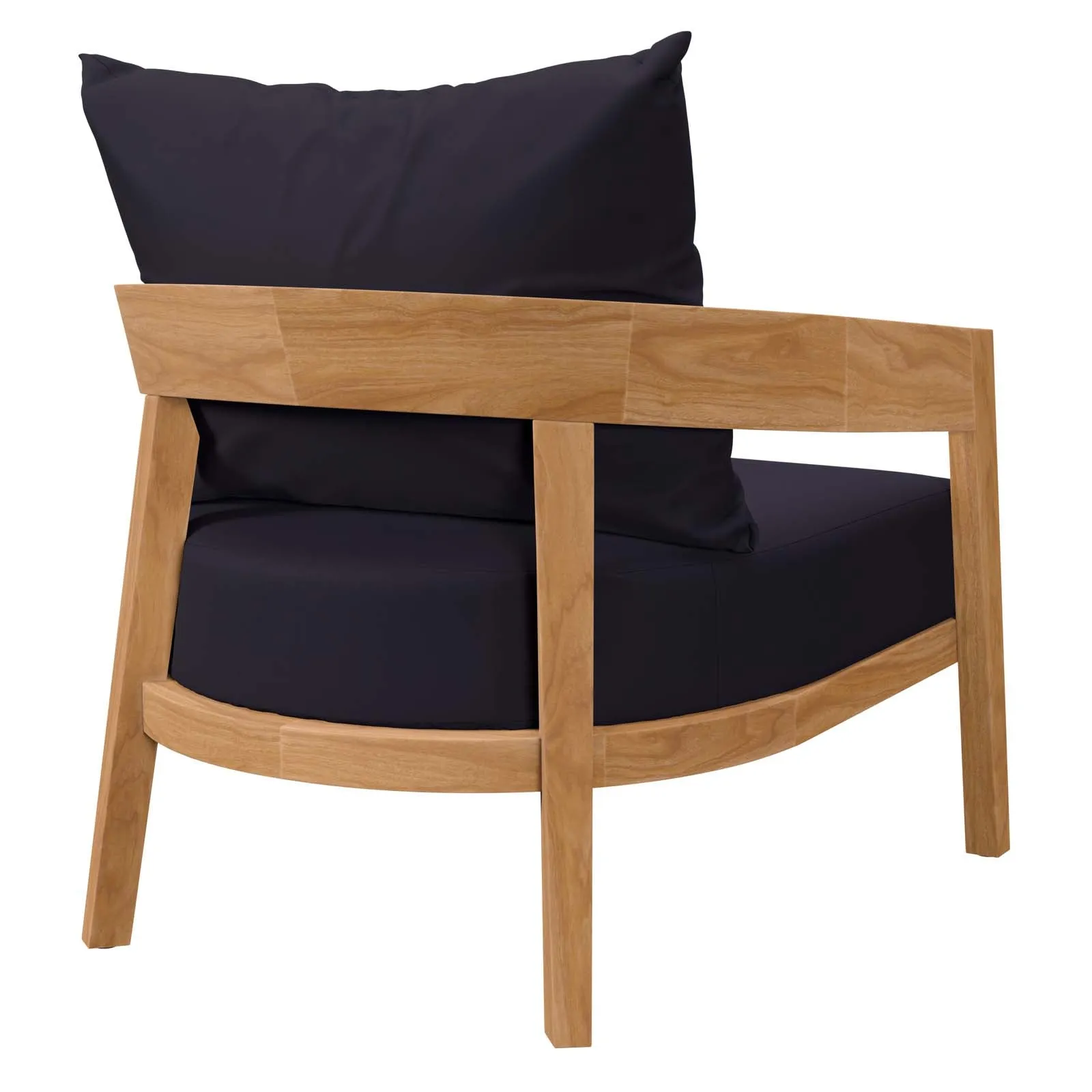 Brisbane Teak Wood Outdoor Patio Armchair by Modway