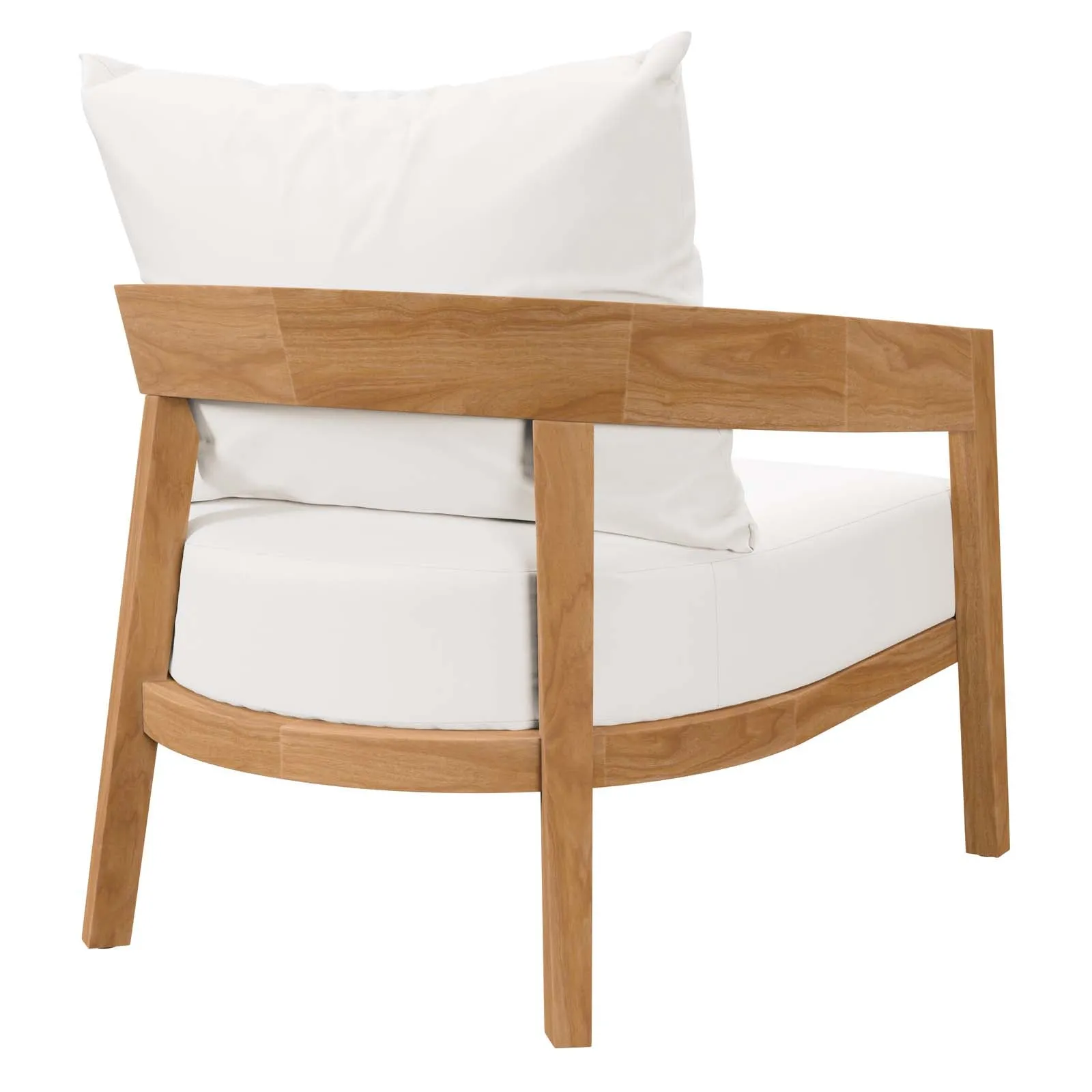 Brisbane Teak Wood Outdoor Patio Armchair by Modway