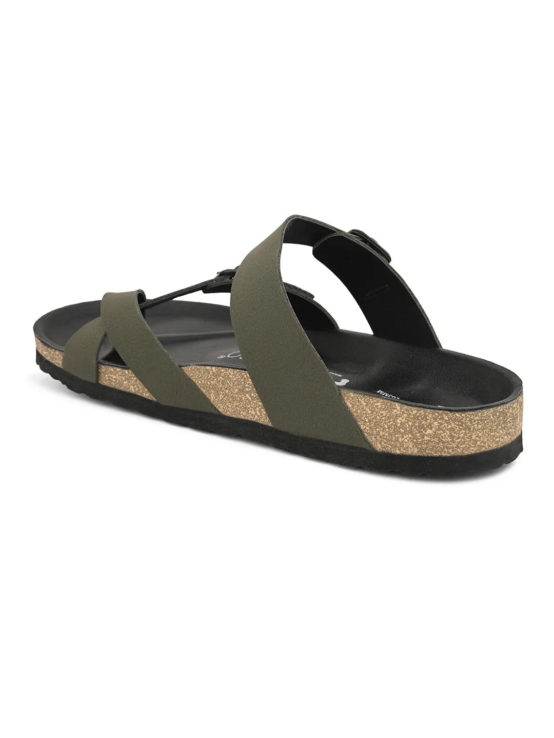 Classic Onyx Cork Footbed Sandal For Men