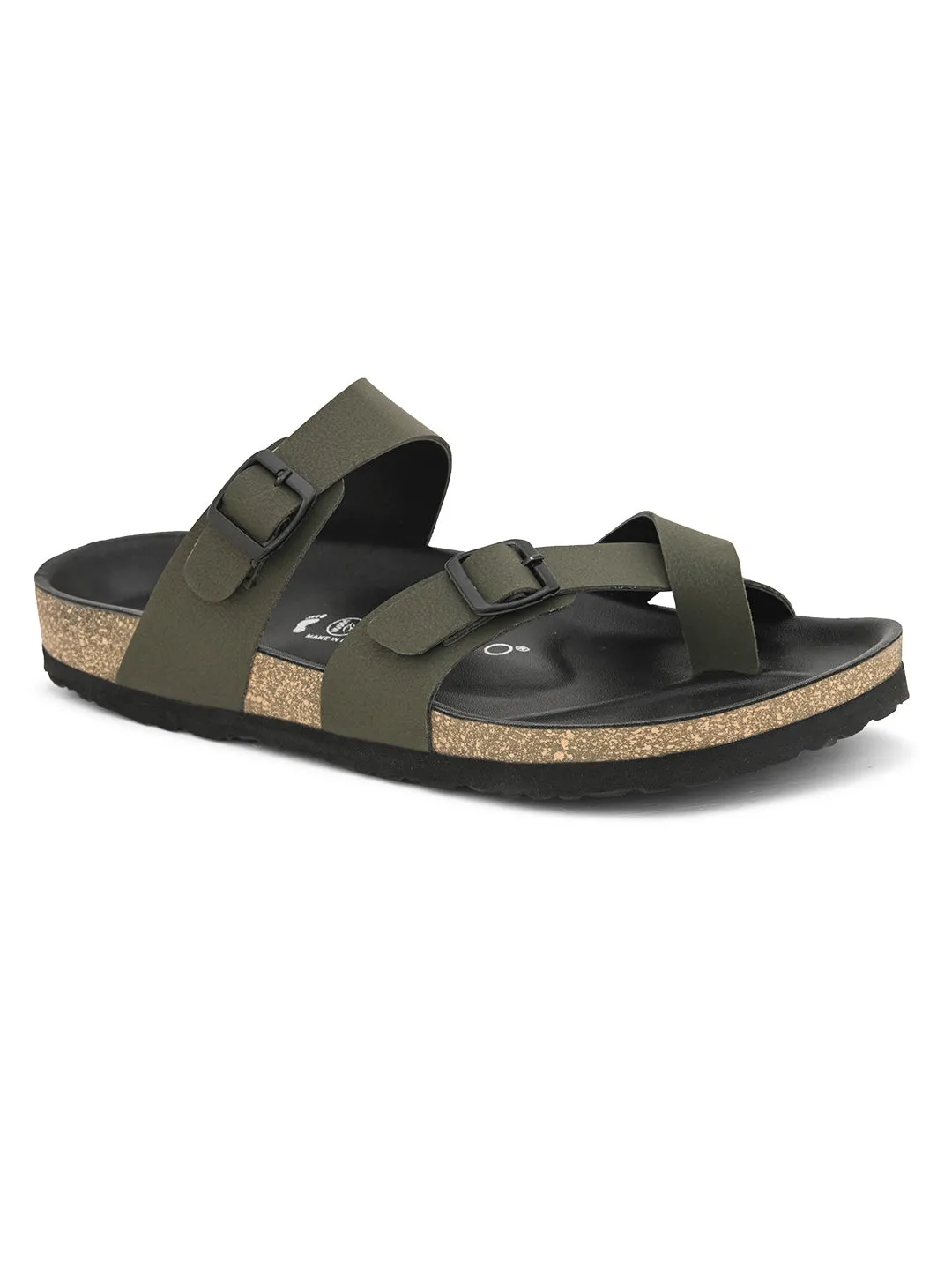 Classic Onyx Cork Footbed Sandal For Men