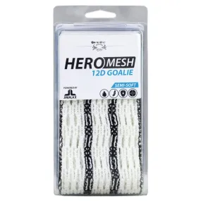 East Coast Dyes Hero Mesh 12-Diamond STRIKER Semi-Soft Goalie Mesh Lacrosse Stringing Piece