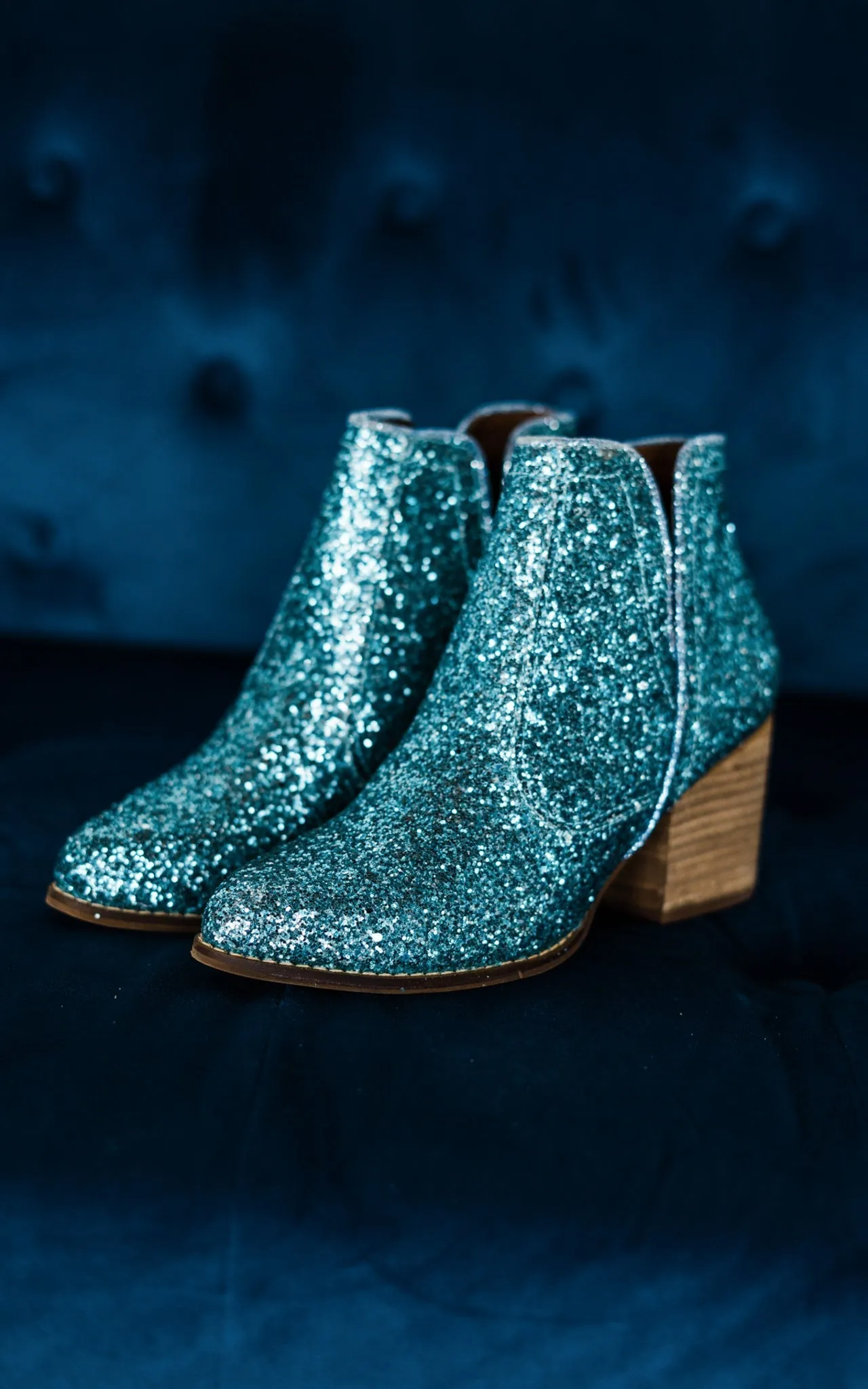 Fiera Booties in Blue by Not Rated