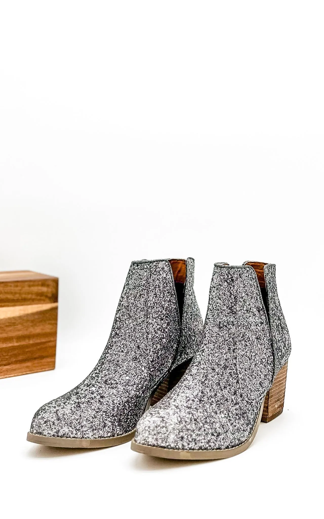 Fiera Booties in Pewter by Not Rated