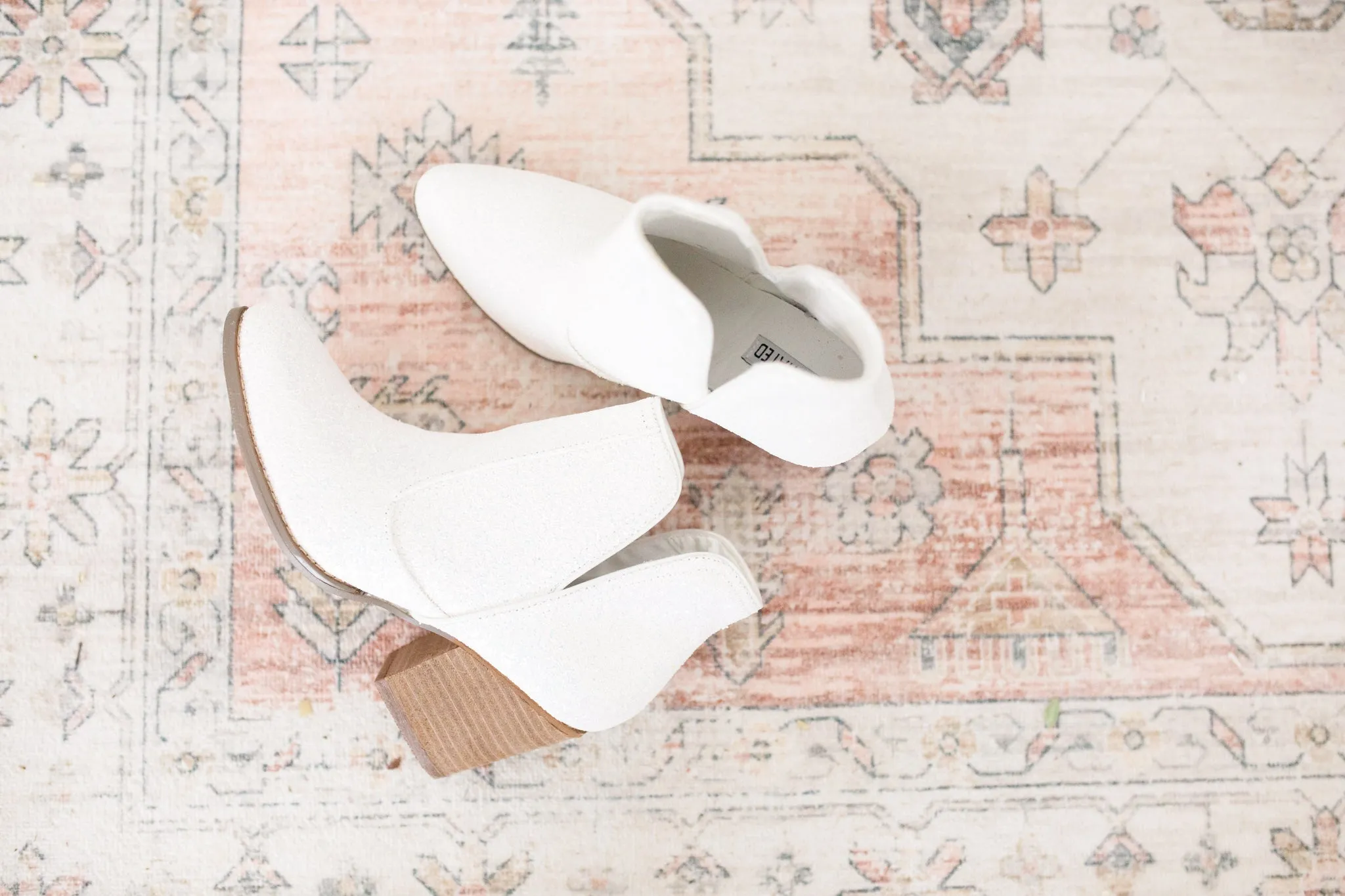 Fiera Booties in White by Not Rated