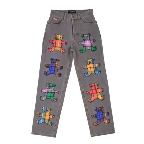 Patchwork Bear Pants