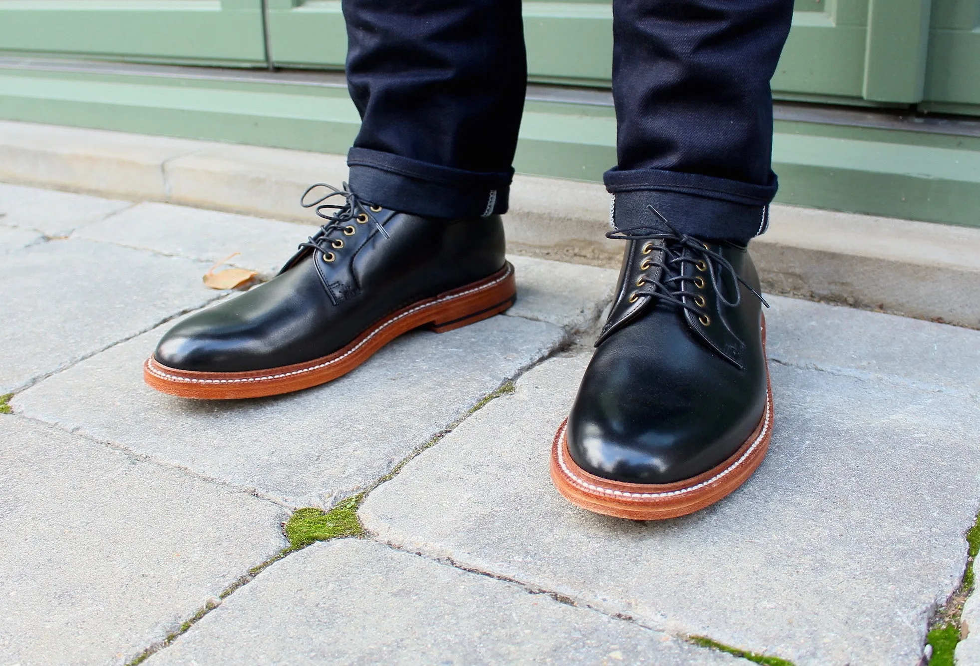 Plain Toe Black Calf