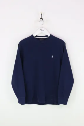 Ralph Lauren Lightweight Sweatshirt Navy Medium