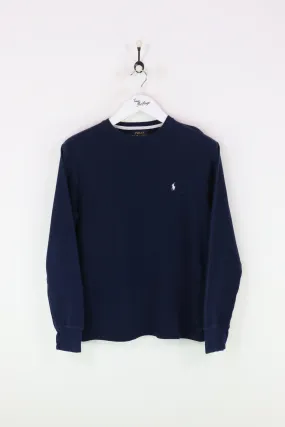 Ralph Lauren Lightweight Sweatshirt Navy Small