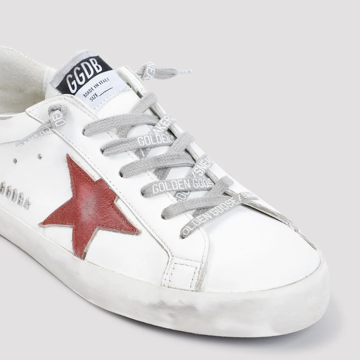 SNEAKERS SUPER STAR WHITE/RED/PLATINUM