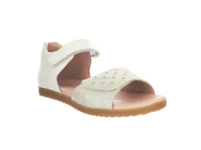 Surefit Esther Sandal - White   Silver