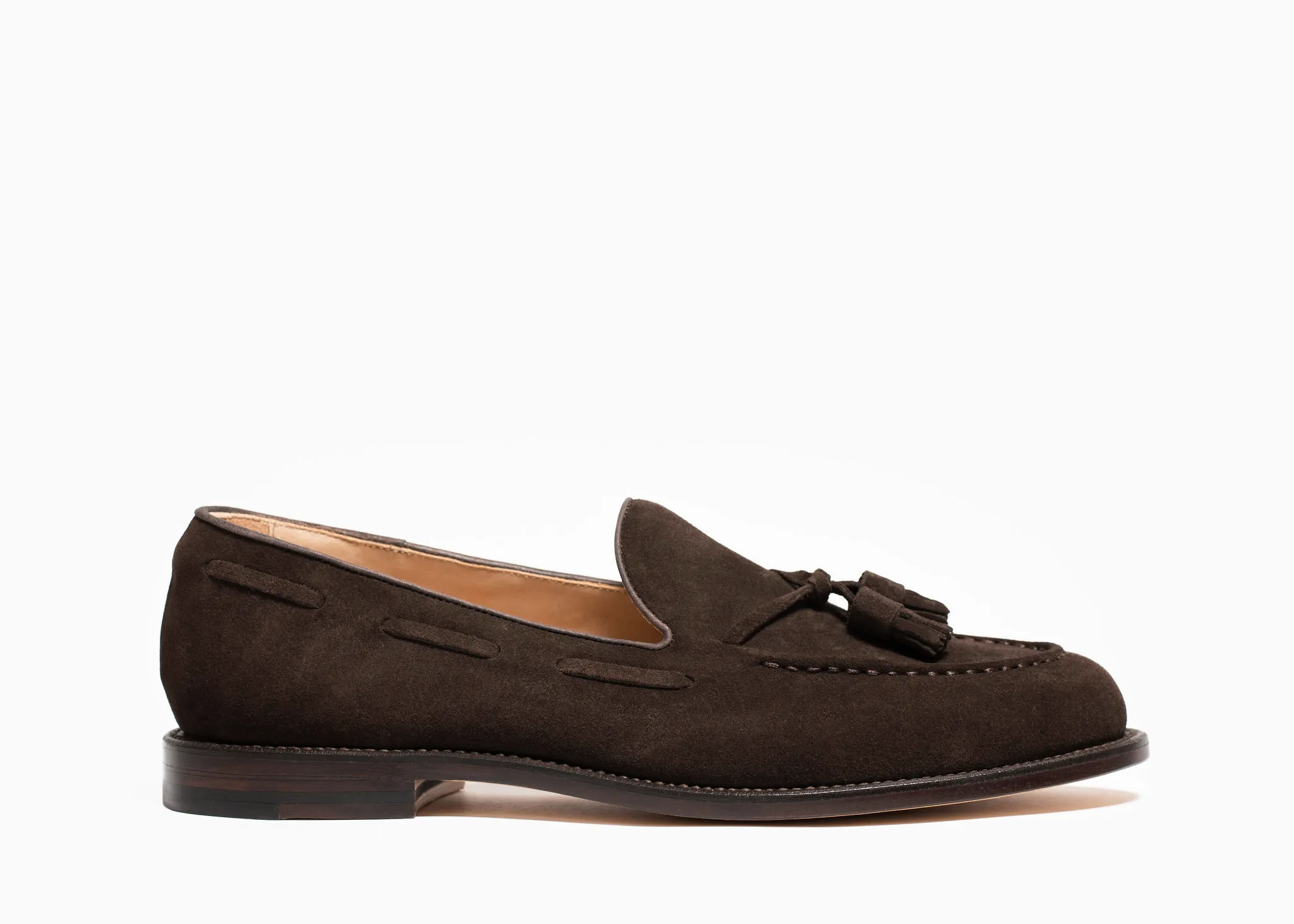 Tassel Loafer Espresso Suede