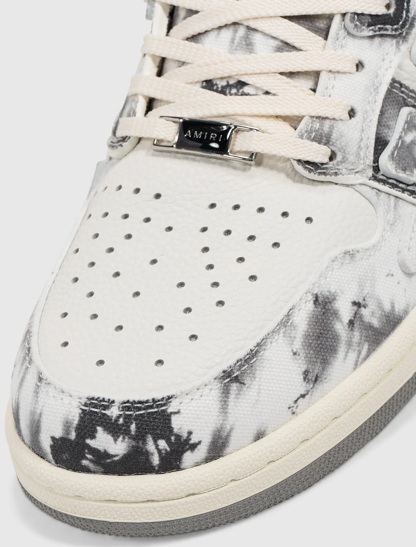 TIE DYE SKEL TOP HI GREY