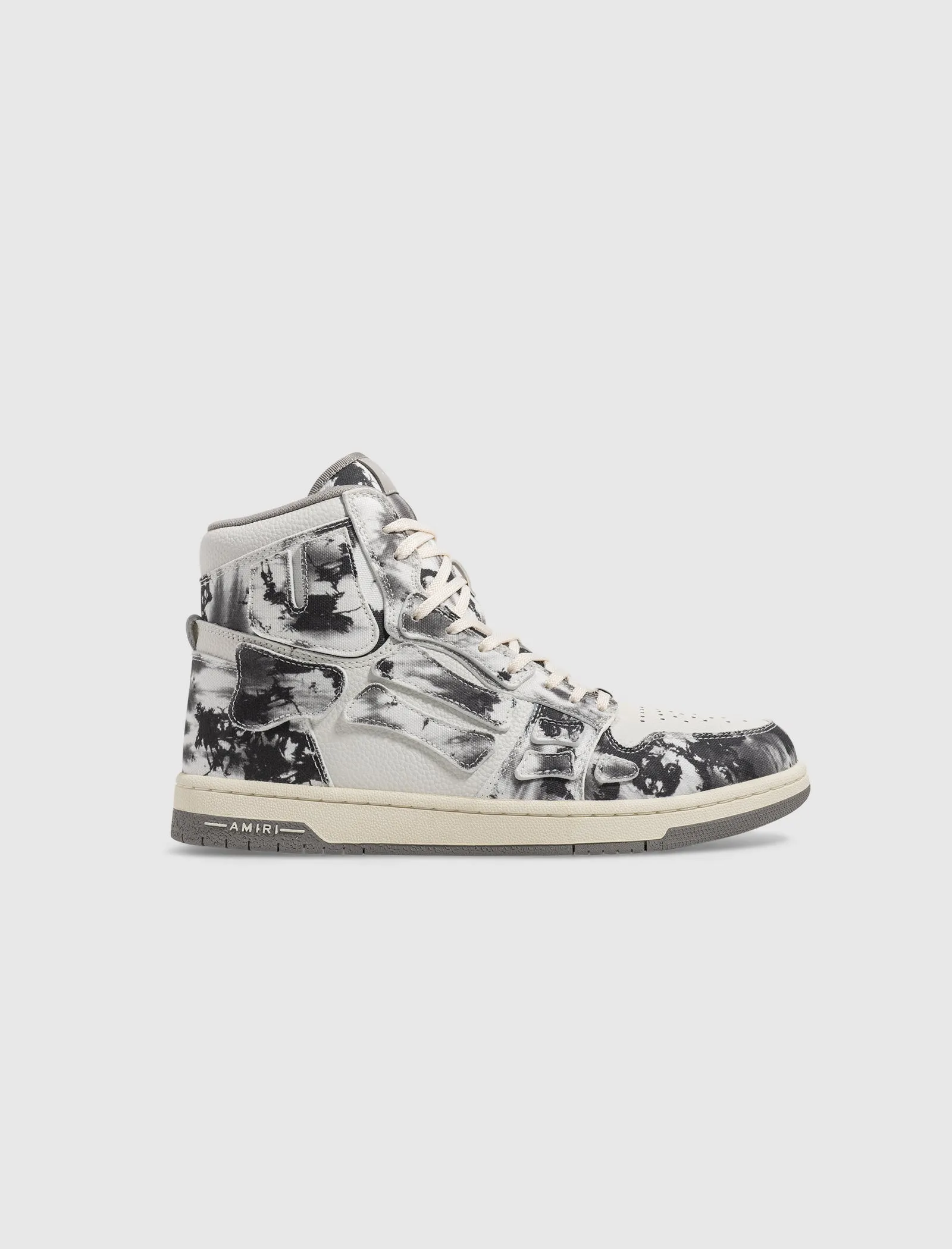 TIE DYE SKEL TOP HI GREY