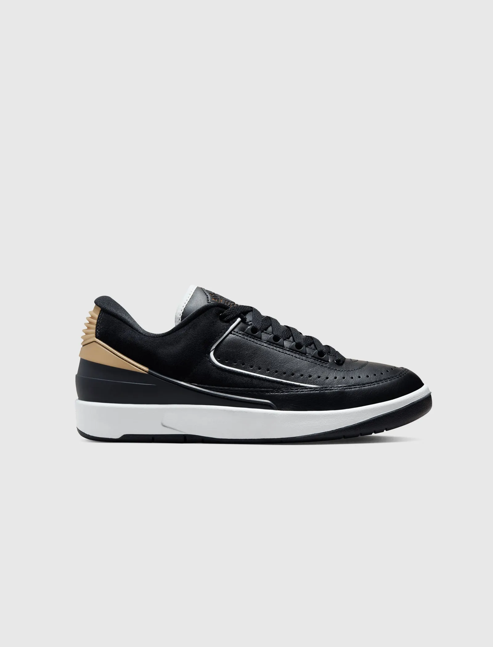 WOMENS AIR JORDAN 2 LOW BLACK/ VARSITY RED